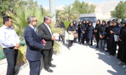 دانش آموزان مدرسه فضیلت شهرستان پارسیان از منطقه ویژه اقتصادی پارسیان بازدید کردند
