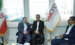 گفتگوی مدیرعامل منطقه ویژه اقتصادی پارسیان و رئیس پژوهشگاه ملی اقیانوسشناسی در حاشیه نمایشگاه فرصتهای دریاپایه خلیج فارس و مکران
