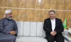دیدار مدیرعامل منطقه ویژه پارسیان با امام جمعه اهل سنت شهر پارسيان؛ ذوالغیاث: عقب‌ماندگی های منطقه ویژه را با سرعت جبران می‌کنیم/ ۴ پروژه دهه فجر افتتاح می‌شود