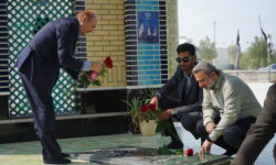 تجدید بیعت سرپرست شرکت توسعه صنایع انرژی‌بر پارسیان جنوب با آرمان‌های شهدا