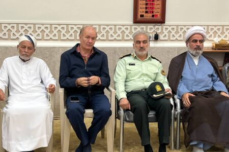 همایش هفته وحدت و آیین افتتاح مسجد خیرساز بندر زیارت پارسیان برگزار شد